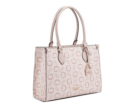 bolsa guess blanca|guess bolso de hombro.